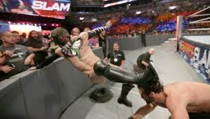 seth rollins buckle bomb finn balor